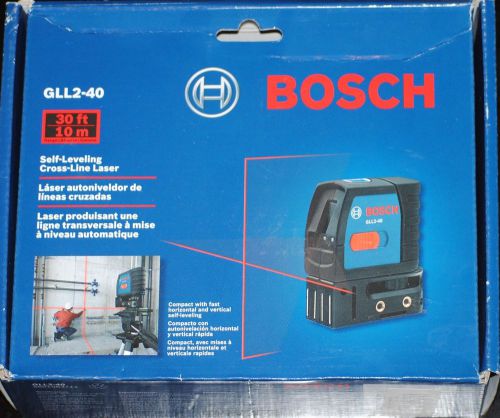 Bosch GLL2-40 Self-Leveling Cross-Line Laser