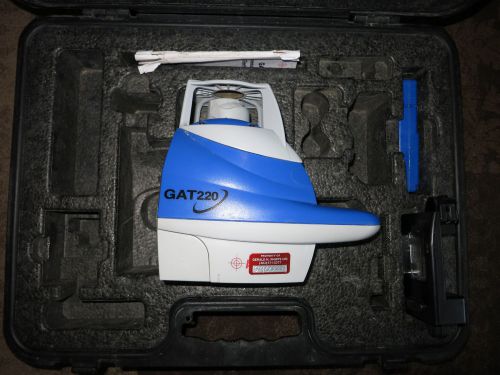 Agatec gat220h electronic rotary laser level. survey surveying w/ laser detector for sale