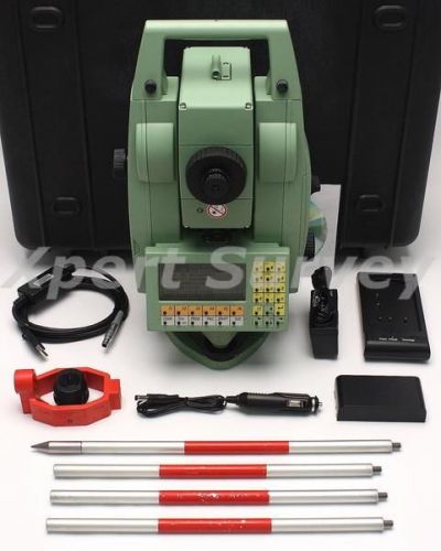 Leica tcra1105 plus 5&#034; motorized auto target total station tps1100 tcra-1105 for sale