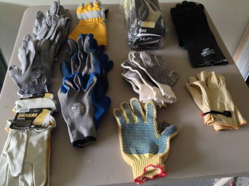 Work gloves - &#034;new&#034; 28 assorted pairs for sale