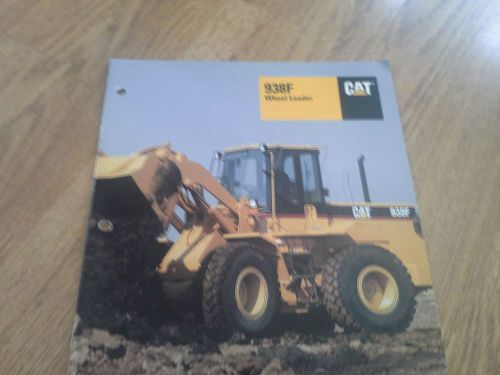 Caterpillar 938F wheel loader brochure