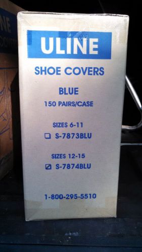Uline shoe/boot covers, s-7874blu for sale