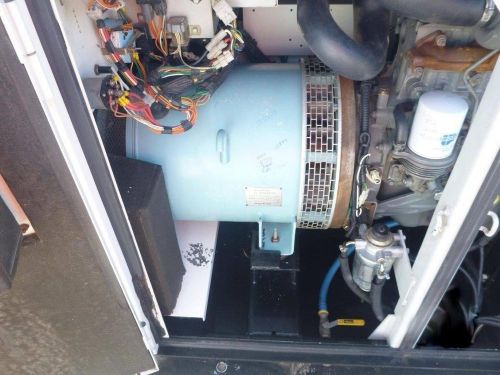 1997 mq power multiquip 45 kva whisperwatt 36 kw skid mounted generator (#1721) for sale