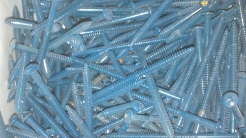 216 7/32 4&#034; blue Concrete Masonry style Screws fasteners self tapping phillips, US $48.99 – Picture 2