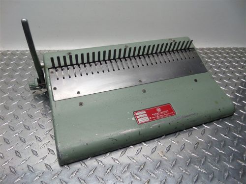 General binding corp model 16-db 16 db manual binding plastic comb installer for sale