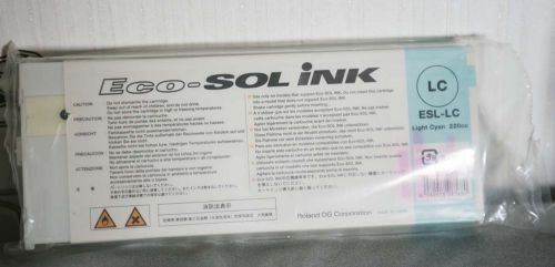 Roland Printer Ink New  220 ml ECO SOL INK Light cyan  ESL-LC