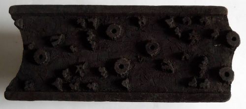 Antique Printing block on Textile/Fabric Border Design Handmade/Carved #wwb-19