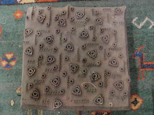 X1502B EARLY 19TH CENTURY WOODEN TEXTILE PRINTING BLOCK LONDON ENGLAND FABRIC