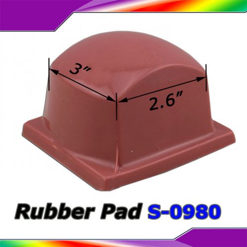 New Pad Printing Silicone Rubber Head Round Square Silicone Pad 3&#034;x2.6&#034; Soft