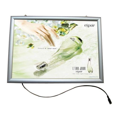 0.7&#034; (18mm) a4 size led slim light box of  curved snap frame for sale