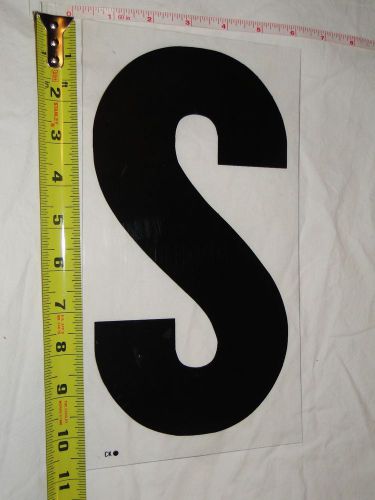 Replacement Plastic Letter for Outdoor Marquee Portable Sign Plastic 11 inch &#034;S&#034;
