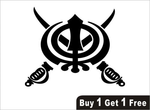 &#034;Sikh Symbol&#034; Car Vinyl Decal Art Sticker Graphics Fine Art Cafe - 475 B