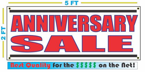 ANNIVERSARY SALE All Weather Banner Sign NEW Larger Size High Quality! XXL