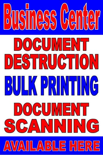 Poster Sign Advertising  24&#034;X36&#034; Business Center - Scanning Svc - Bulk Printing