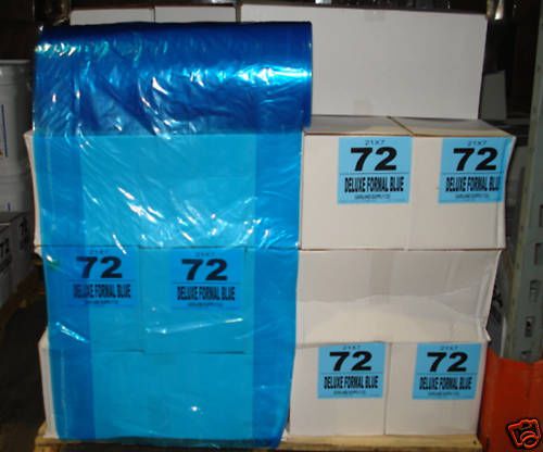 Dry Cleaning 72&#034; BLUE Poly Garment Bags 200 bags/roll