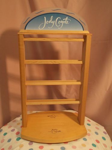Countertop wooden jewelry displayer - spinner - 24&#034; tall - great condition for sale