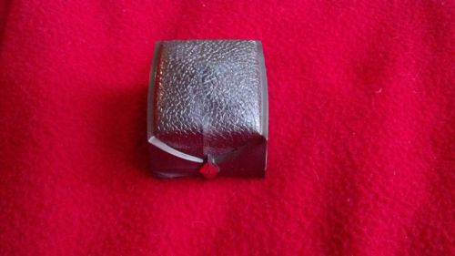 Plastic silver Jewelry ring box with original velvet inner tray! EXCELLENT! $3