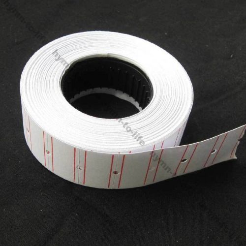 1 Roll (850 pcs) White Color Tags Price labels for MX-5500 Price Gun