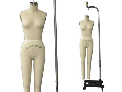 Professional dress form, Mannequin,Full Size 2,w/legs