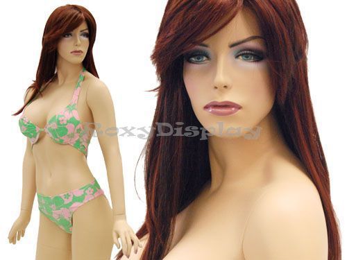 Sexy big bust female fiberglass mannequin dress form display #md-ack4x for sale