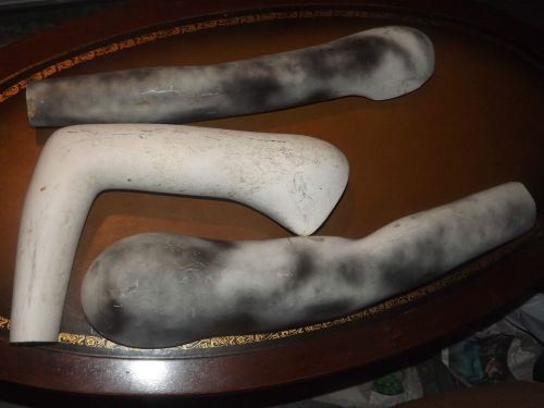 LOT OF 3 MANNEQUIN ARMS MALE FEMALE FULL SIZE STRAIGHT BENT ART PROJECT CREEPY