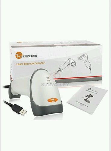 TaoTronics USB Handheld Automatic Laser Bar code Scanner Reader White TT-BS004