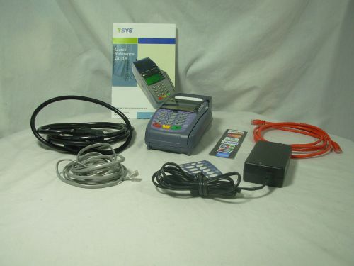 Verifone Omni 3730 Credit Card Machine - Complete with extras