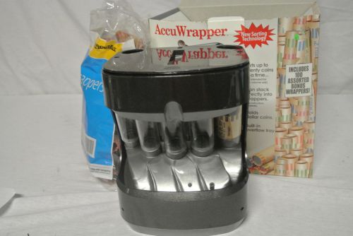 Accuwrapper Coin Sorter w/ Wrappers in Box