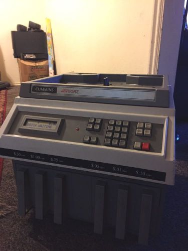 Cummins jet sort model 2000 table top coin counter. great work shape.. usa ship for sale