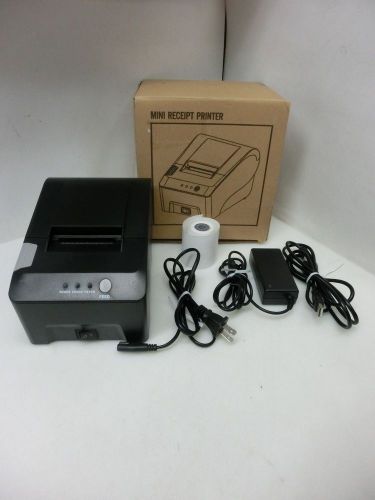 Mini Receipt Printer USB Black 21-300-300