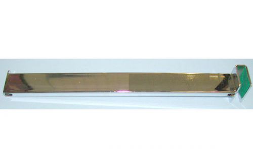 12&#034; rect tube straight faceout for horizontal 1/2&#034; x 1-1/2&#034; sq tube chrome 5 pc for sale