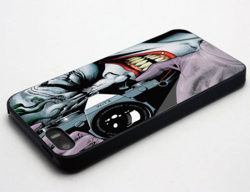 The Joker The Dark Knight Comic on iPhone 4/4s/5/5s/5C/6 Case Cover th661