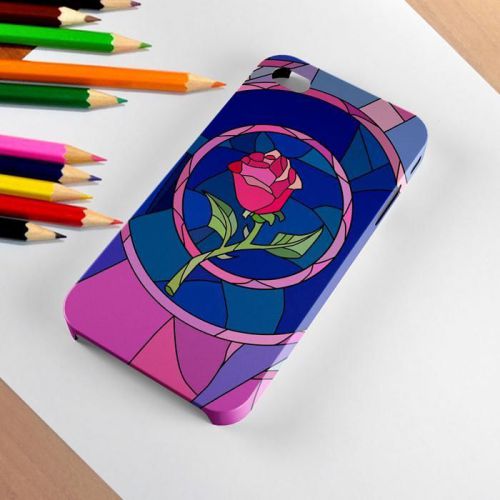 Stain Glass Beauty And The Beast Disney A109 New iPhone and Samsung Galaxy Case
