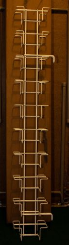 Greeting card display rack wing 16 7 1/2 for wall or grid made in usa for sale