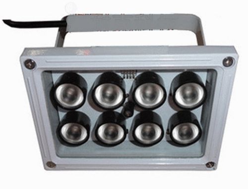 Night Vision 8 LED IR Infrared Illuminator for CCTV Camera w Power