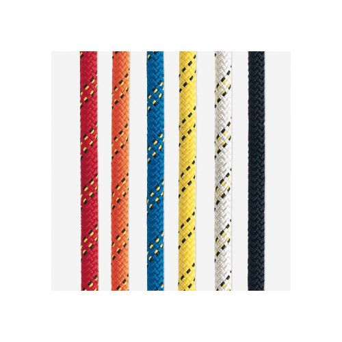 Petzl, vector 12.5 mm x 183 m rope (blue, black, orange, red, yellow) 600 feet for sale