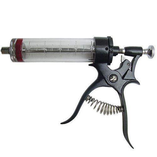 Multidose Automatic Pistol-grip Syringe, 50ml, Metal Body, 1,2,3,4,5ml increment