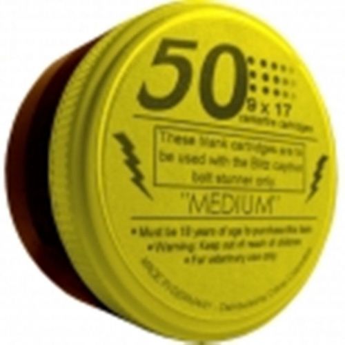 BLITZ Cartridge Yellow 50 Ct Medium Centerfire for Livestock Stunner Kit Cotran