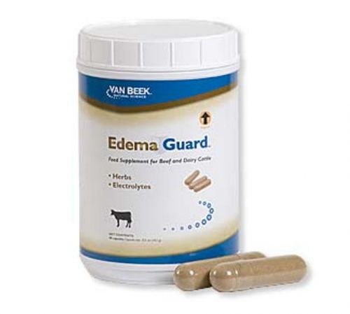 Edema guard capsule feed supplement for beef dairy cattle freshening 40 count for sale
