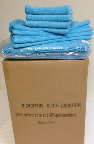 240 MaximMart Microfiber 12&#034;x12&#034; Blue Dairy Towels Udder Cloths 240ct Box