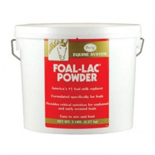 FOAL-LAC Powder 5 Pounds Foal Ponies Orphaned Early Wean Easily Digested
