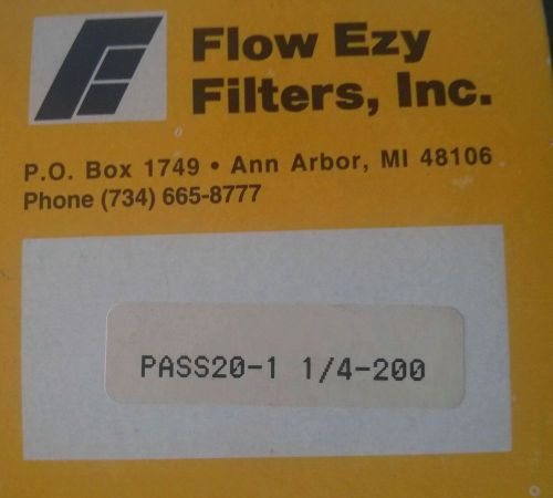 Flow ezy filters pass20-1 1/4-200 p20-1 1/4-200 filter 1-1/4&#034; npt for sale