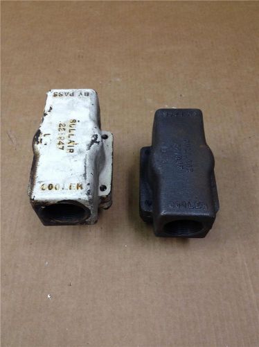 Oem sullair 221947 cast iron compressor thermo valve housing assembly lot 14512 for sale