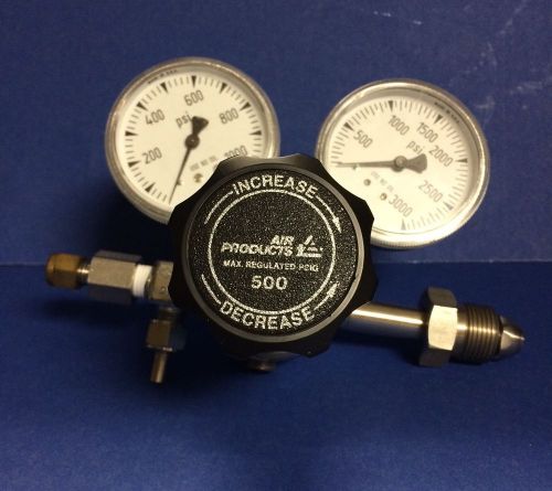 Air Products Stainless Regulator E11-X-C444G ~Max In:  3000 PSI~Max Out: 500 PSI