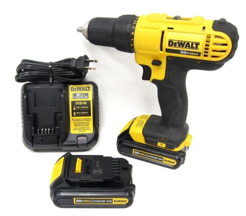 Dewalt dcd771c2 20v max li-ion 1/2&#034; dr. cordless drill/driver kit 20 volt for sale