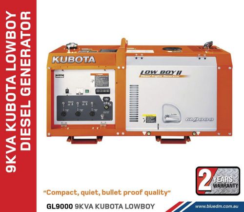 New kubota gl9000 lowboy 9kva diesel generator mobile generator truck mounted for sale