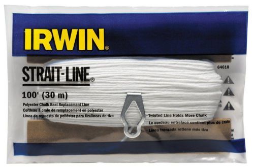 New Irwin 64610 Strait-Line Replacement Line 100&#039; Highest Tensile Strength Cord