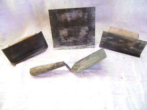 Lot of 4 assorted concrete finishing tools ~ used but good users still for sale