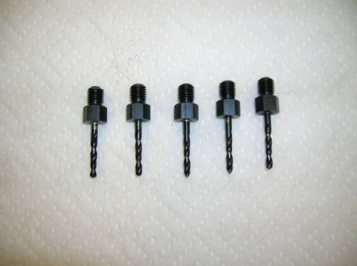 Threaded Drill Bits size #40 High Speed Steel set of 5 NEW
