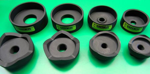 GREENLEE 2 1/2&#034; X 4&#034; KNOCKOUT PUNCH SET, PREOWNED, IN MINT CONDITION, FAST SHIP!